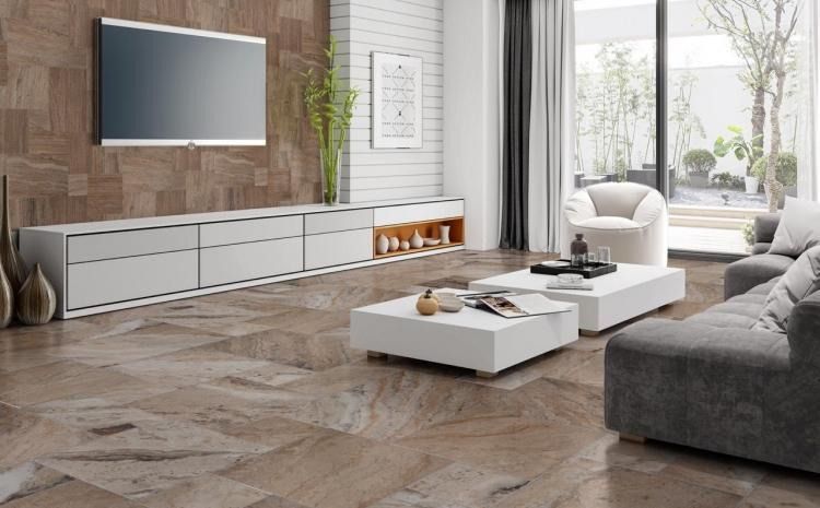 Травертин Walnut Unfilled Brushed 5123 фото