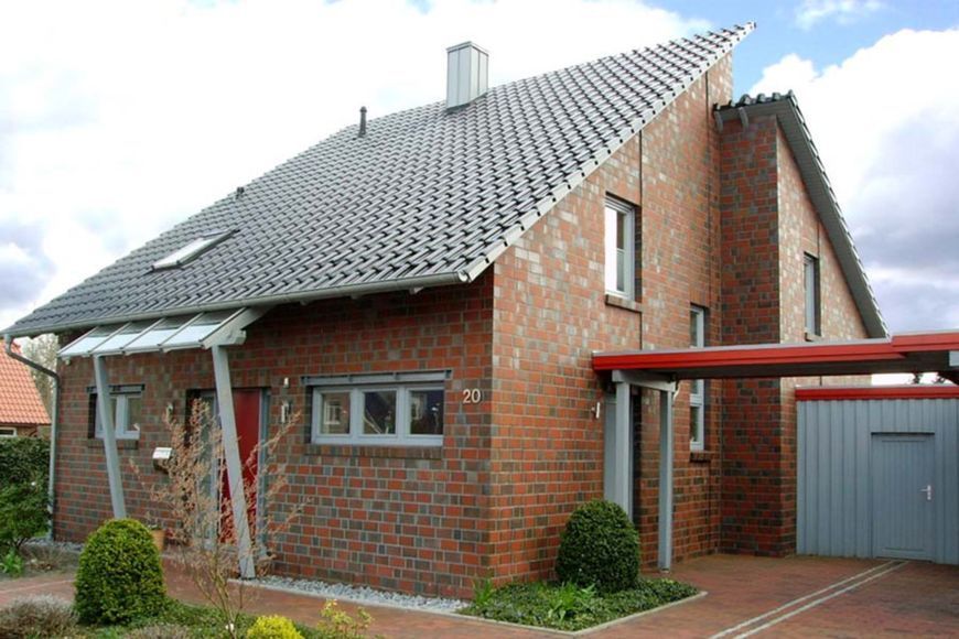 Клинкерный кирпич Roben Greetsiel фризланд пёстрый, гладкий 3330 фото