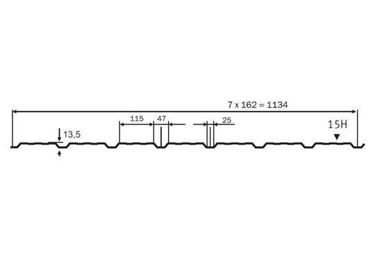 Профіль Ruukki T15 444566 фото