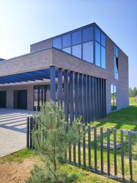 Фасадна плитка Loft Brick Аргента, ручне формування, теплий відтінок з імітацією старовинної цегли 2252 фото