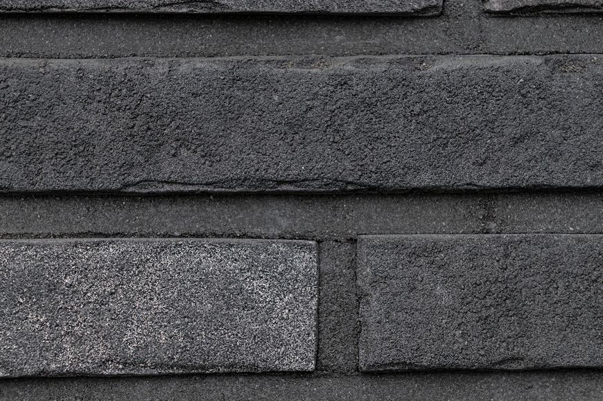 Фасадная плитка Loft Brick Дублин 50, ручная формовка, насыщенный тёмно-коричневый оттенок с эффектом старого кирпича 2277 фото