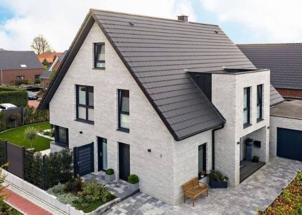 Клінкерна плитка Roben Aarhus перлінно-біла 1141 фото