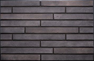 Фасадна плитка Loft Brick Луна, ручне формування, світло-сірий тон з ефектом натуральної цегли 2256 фото